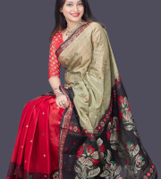 মাসলাইস কটন শাড়ি  Code Lss-55883